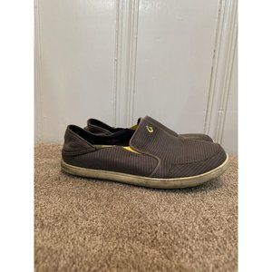 Olukai Nohea Mesh Moc Loafers Rock Canoe 10188-RK12 Mens US Size 9